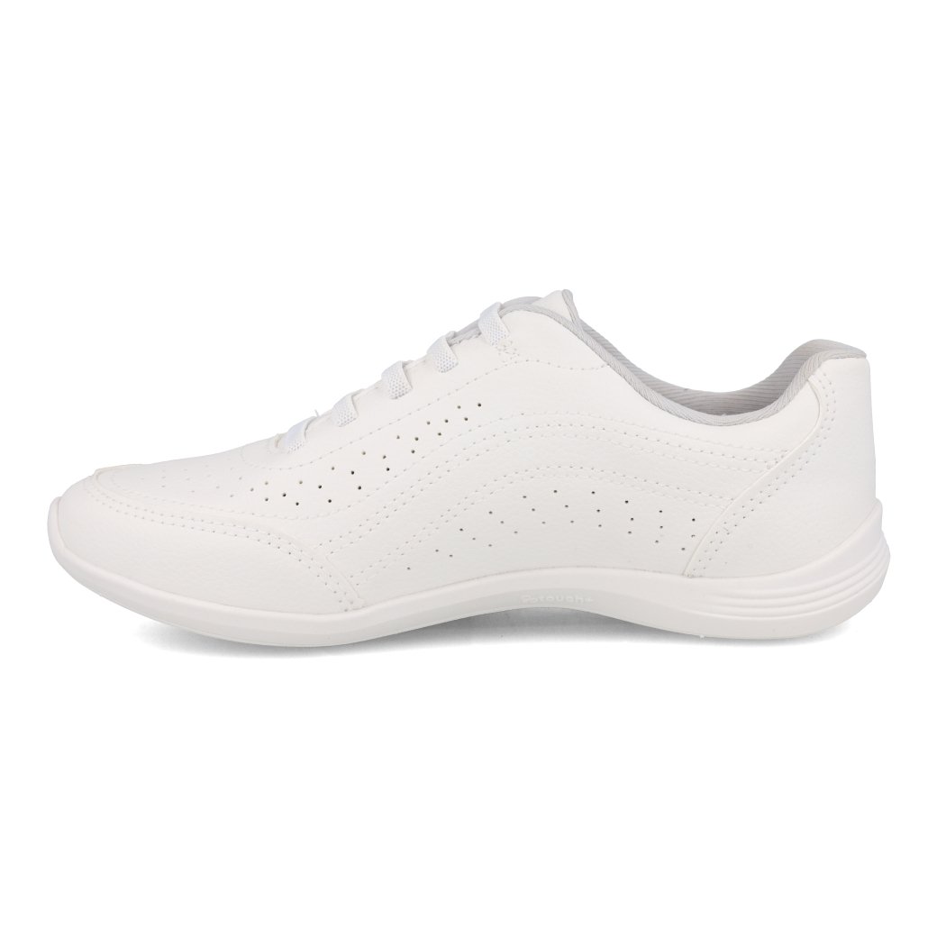 Tênis Kolosh feminino branco casual vista lateral direita sola branca